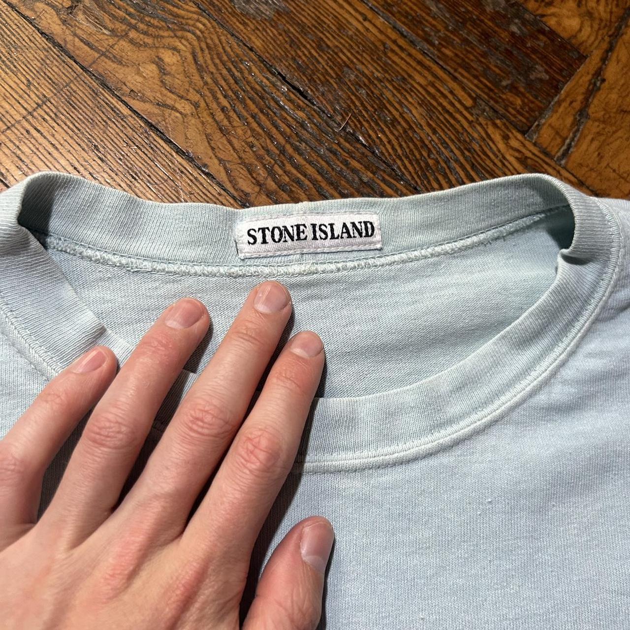 S/S 1983 Stone Island Marina LS Tee Baby Blue M