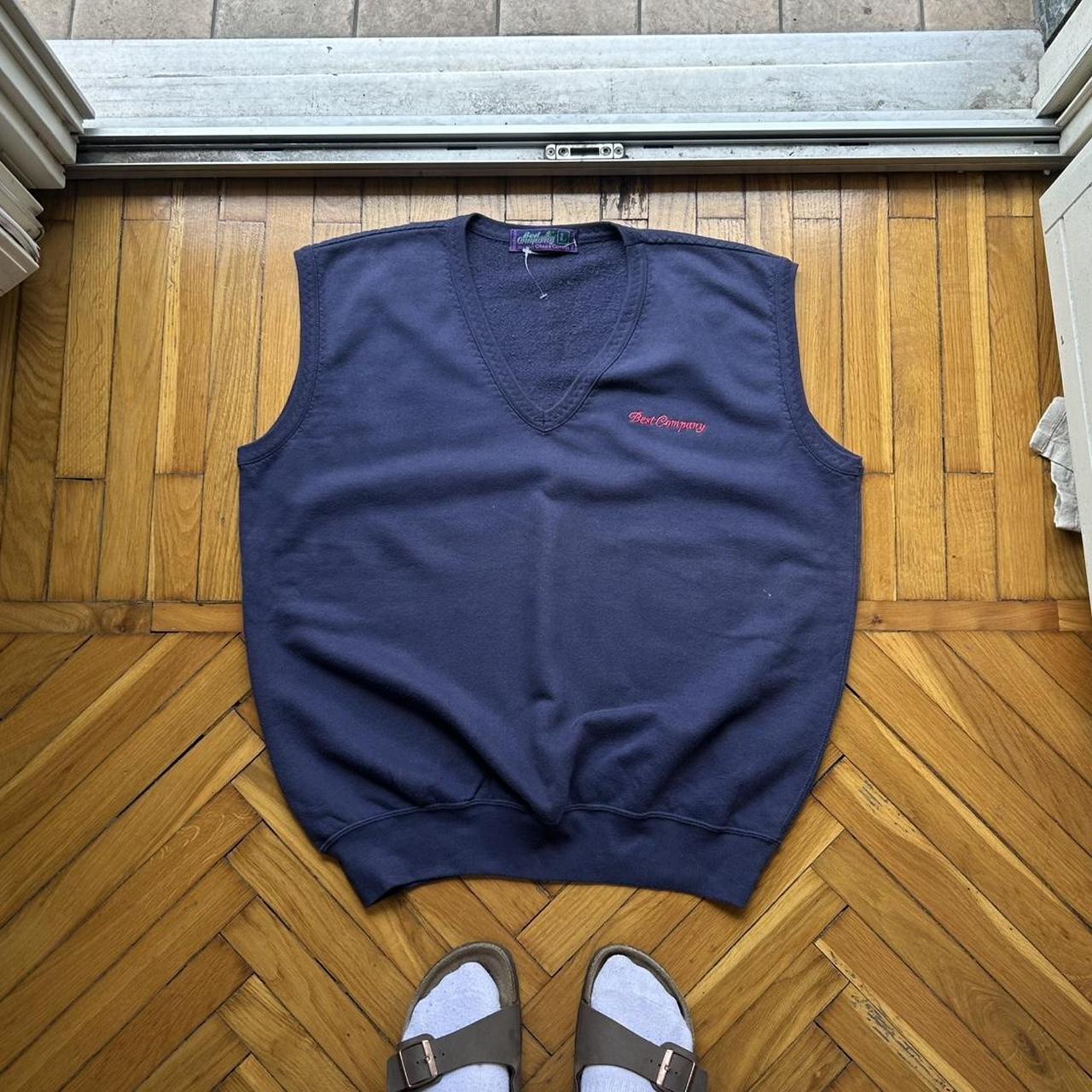 1990s Best Company Sweater Vest Navy L