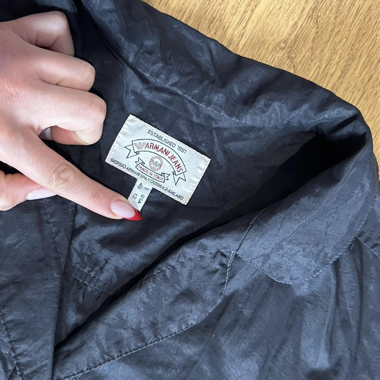 1990s Armani Jeans Shirt Navy Women's XXL