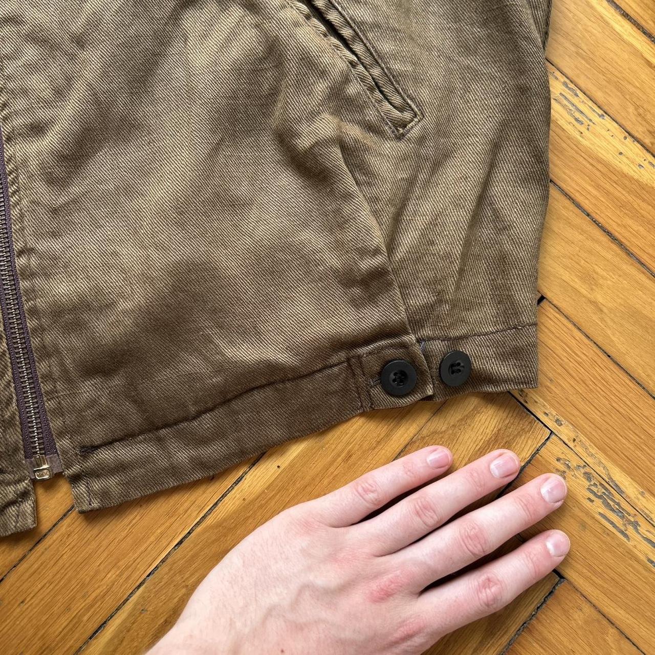 1987 Boneville Hemp Bomber Jacket Brown L