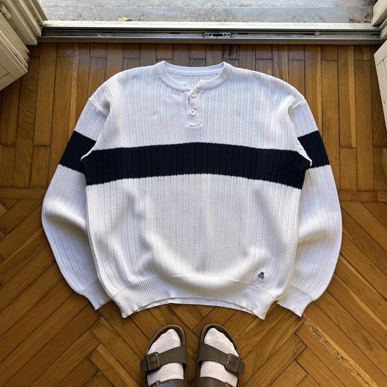 1990s Cerruti 1881 Knitted Jumper White XL