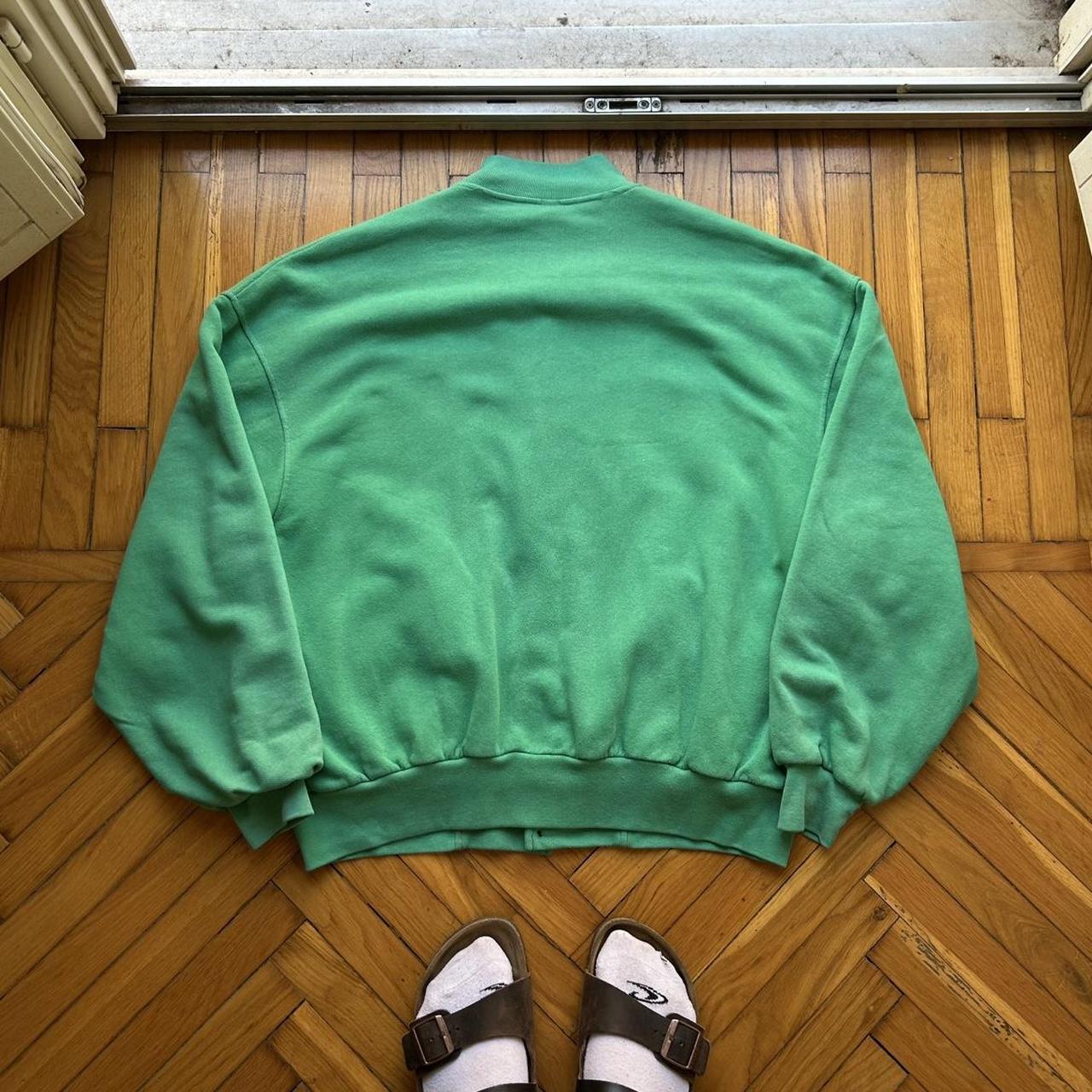 1980s Best Company Cardigan Green XL