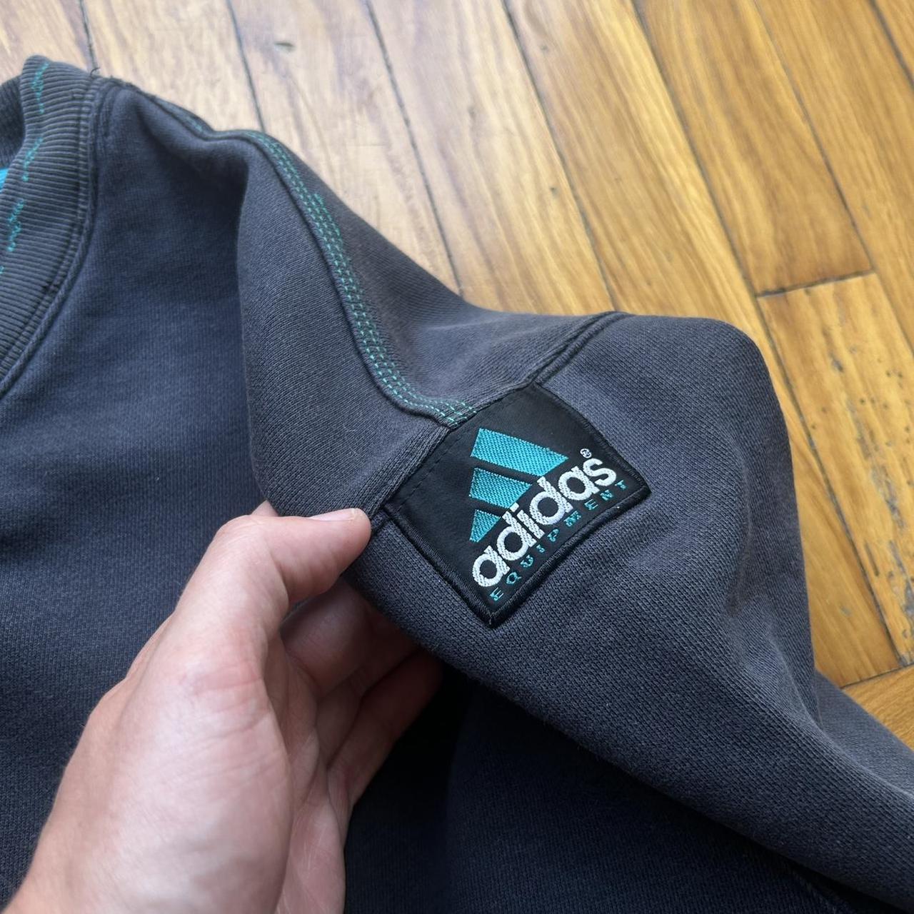 1990s Adidas Equipment Full Zip Sweatshirt L