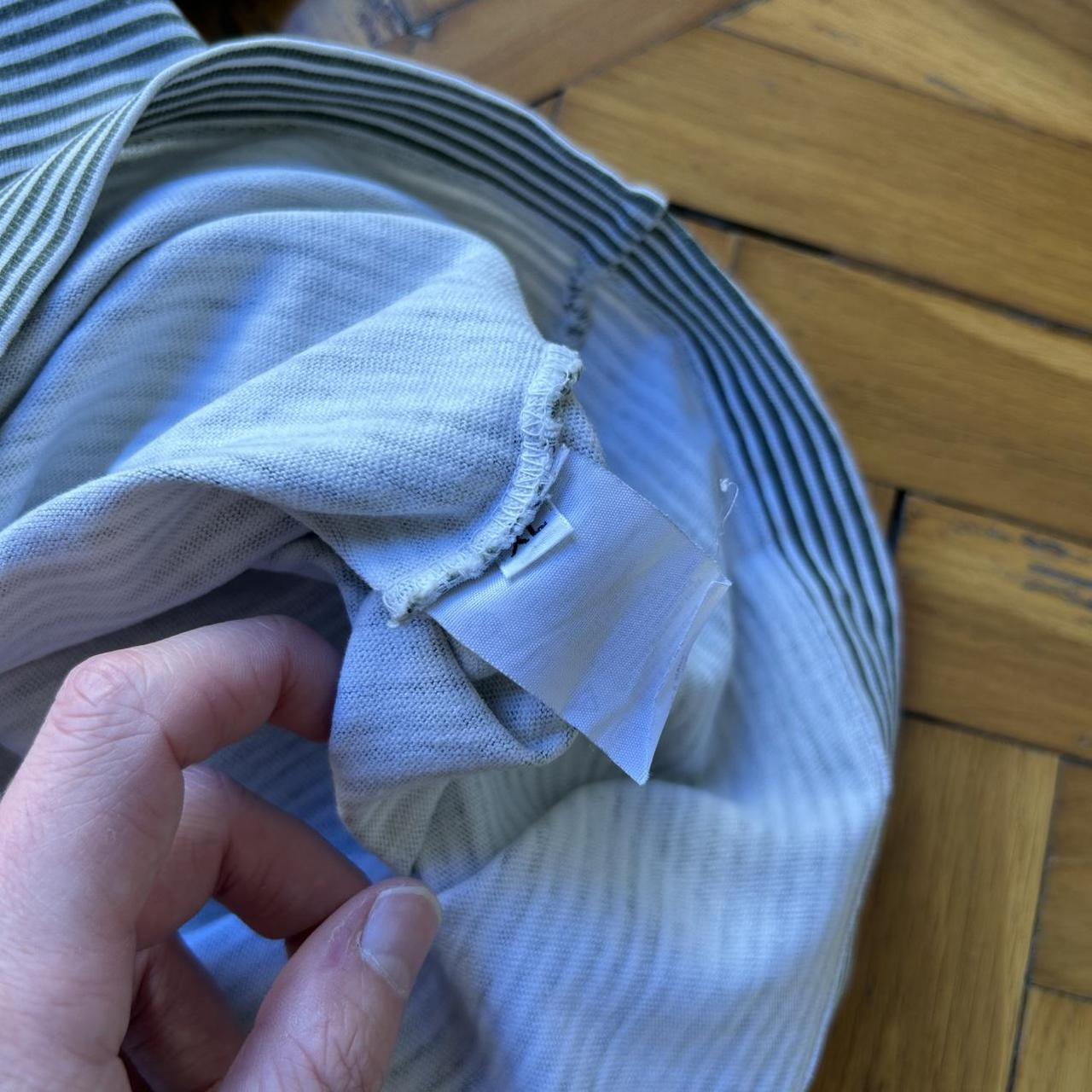 1980s Stone Island T Shirt Striped Green XL