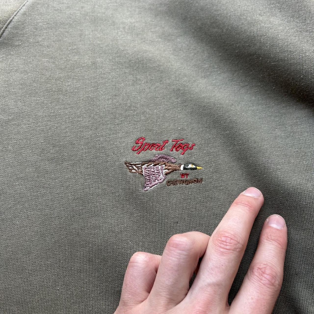 1990s Togs By Chevignon Sweatshirt Khaki XL
