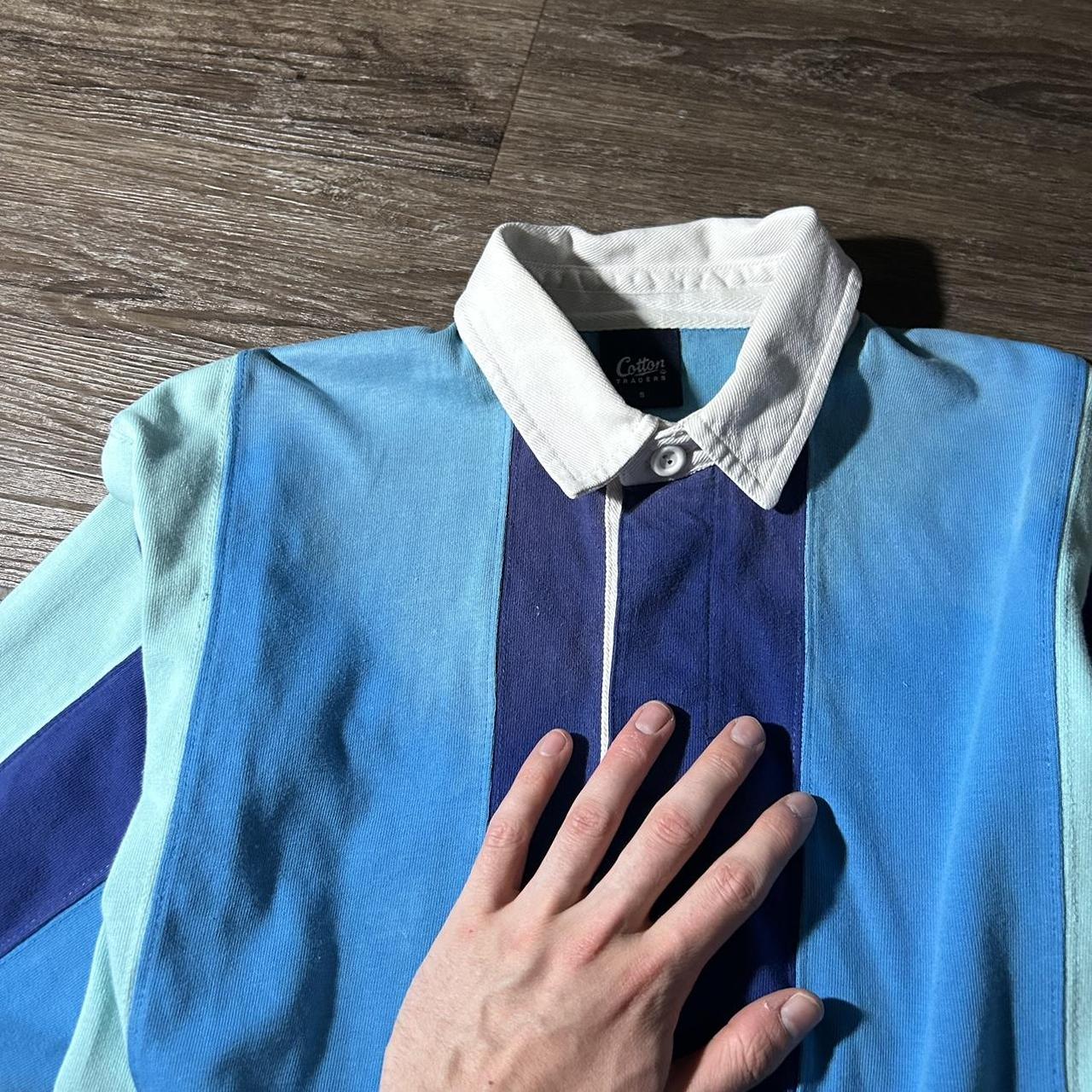 2000s Cotton Traders Rugby Polo Shirt S