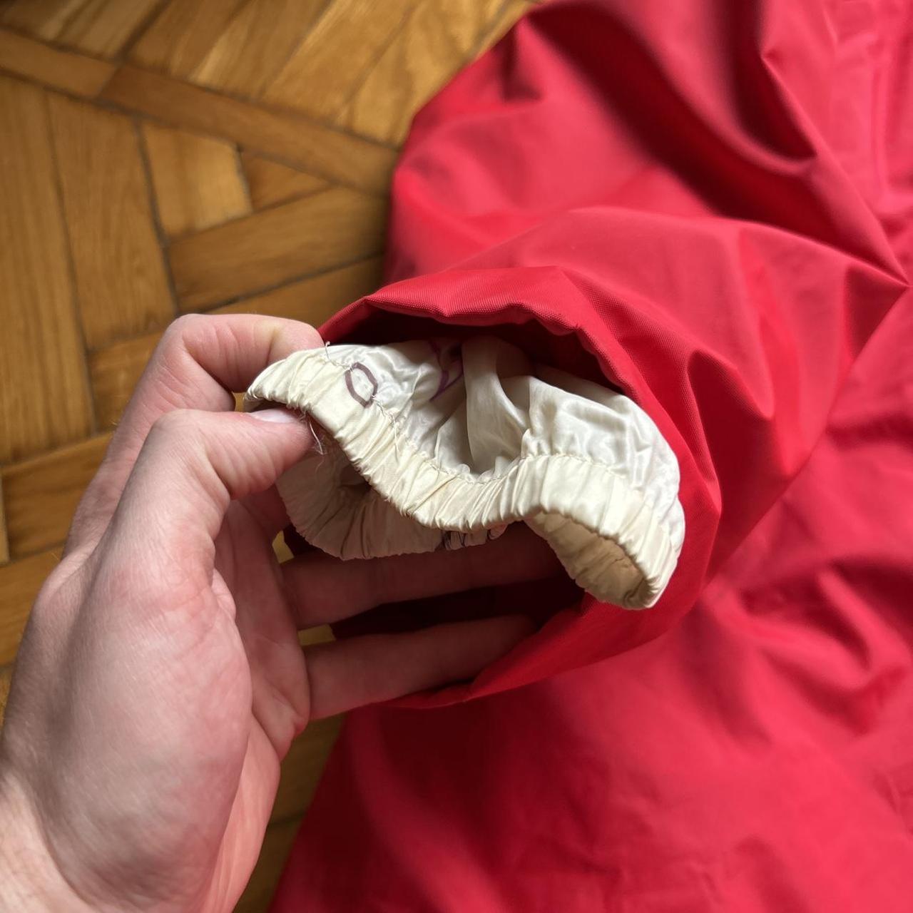 1980s Moncler Grenoble Down Jacket Red XXL