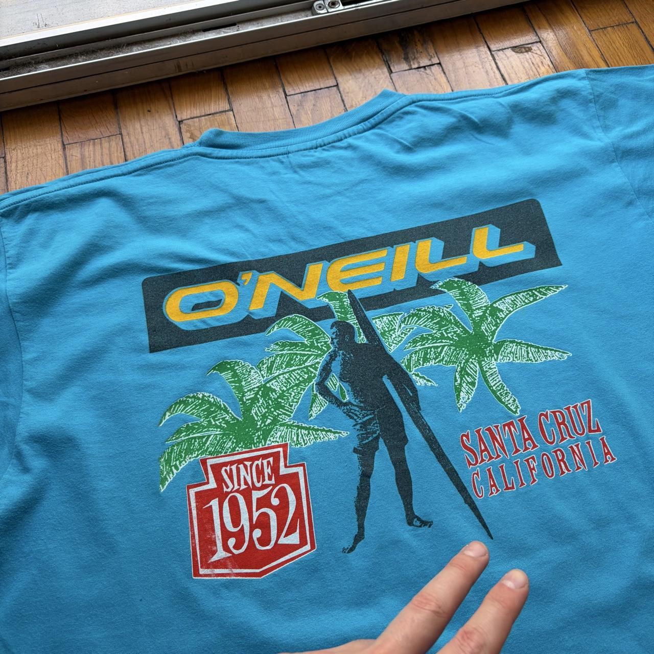 1990s O’Neill Graphic T Shirt Blue L