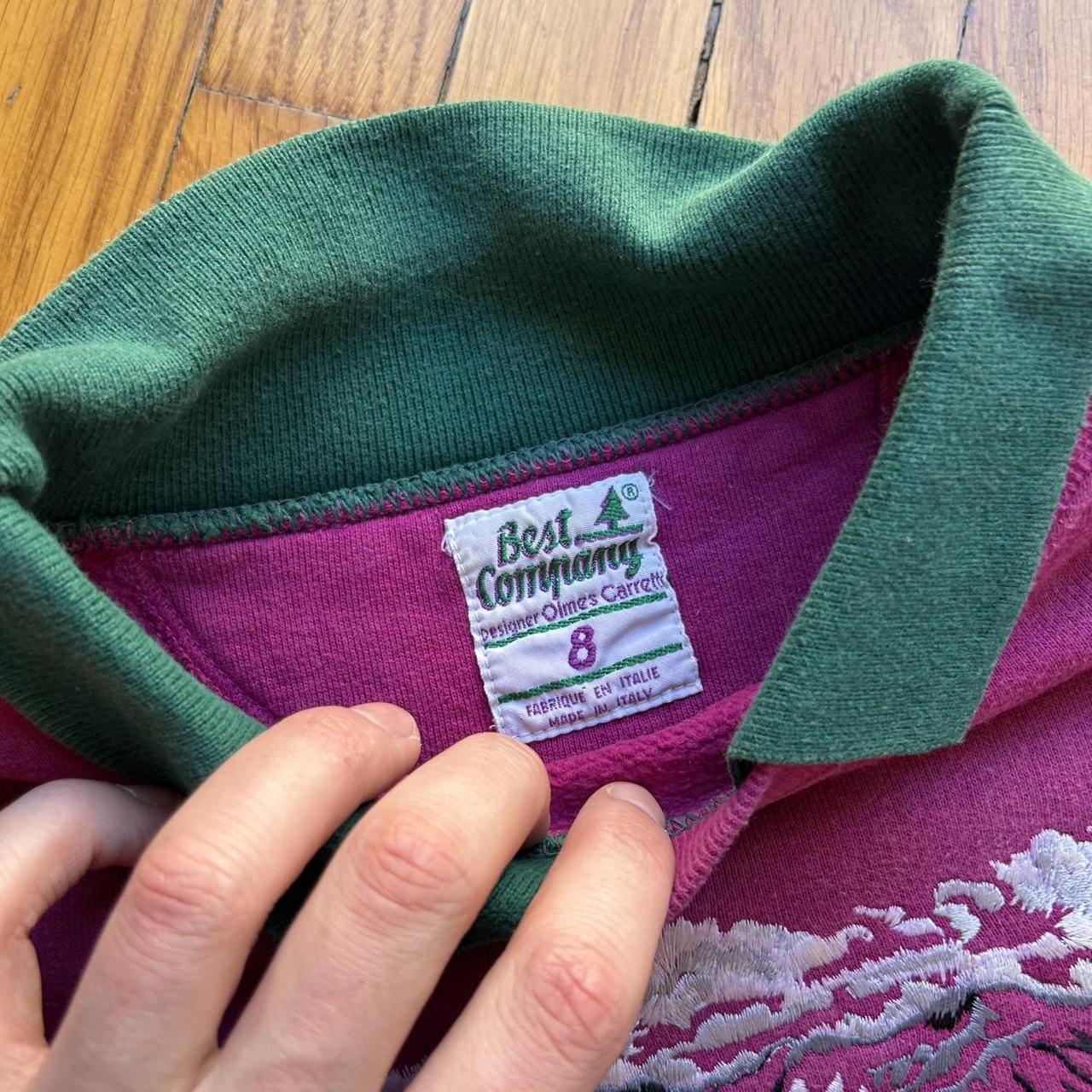 1980s Best Company Sweatshirt Pink S