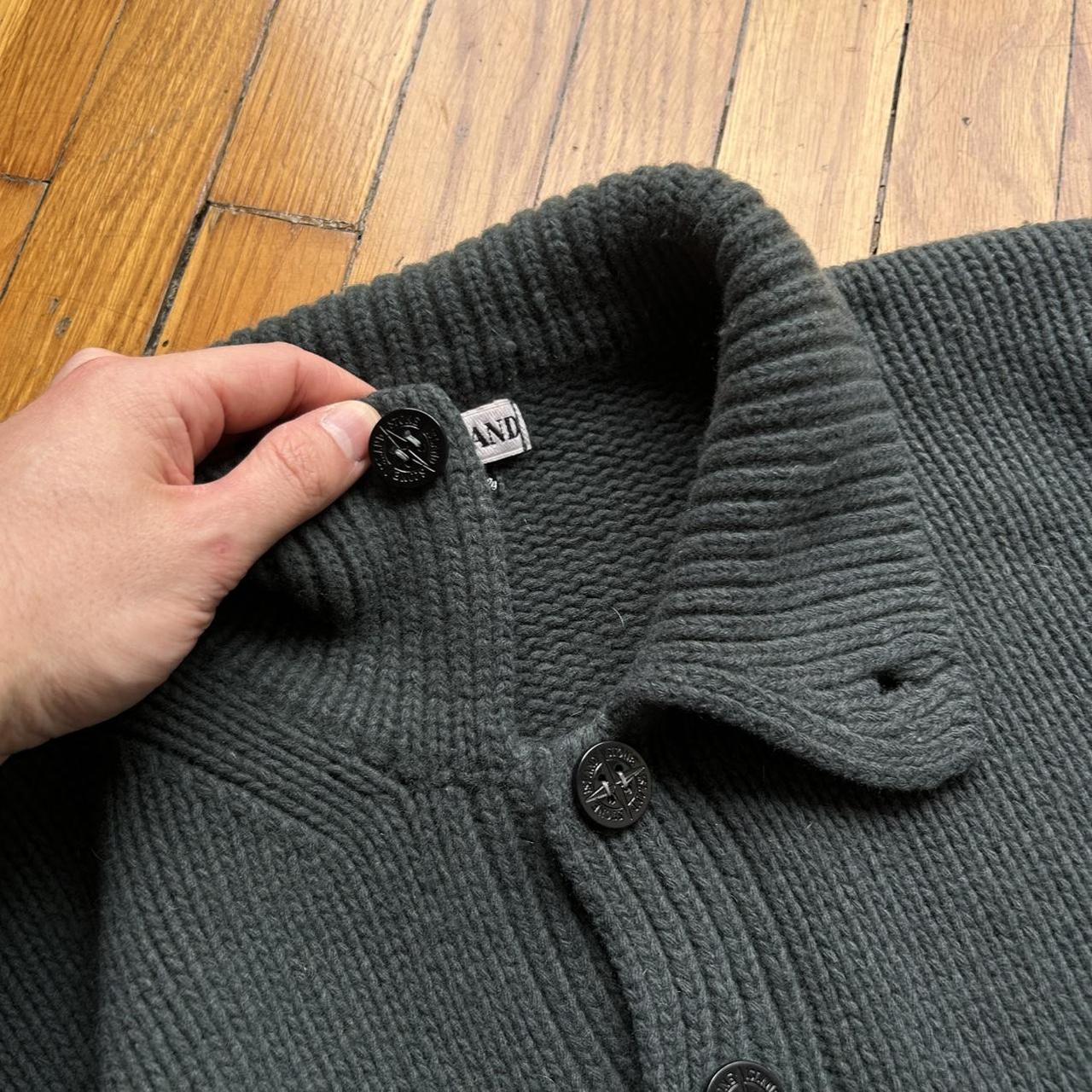 A/W 1996 Stone Island Knitted Jumper Green L