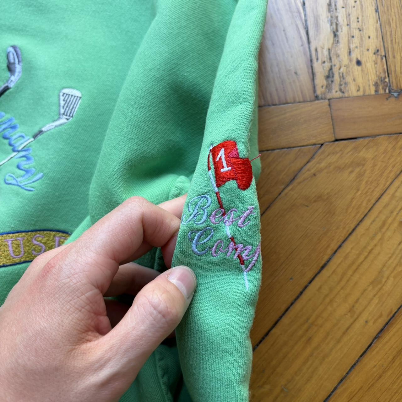 1990s Best Company Golf Sweatshirt Green XXL