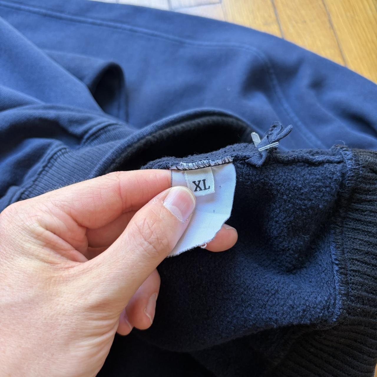 1980s Stone Island Script Sweatshirt Navy XL