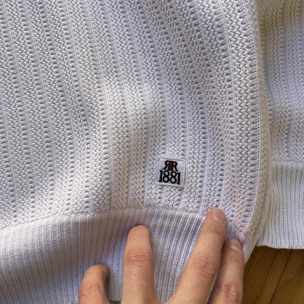 1990s Cerruti 1881 Knitted Jumper White XL