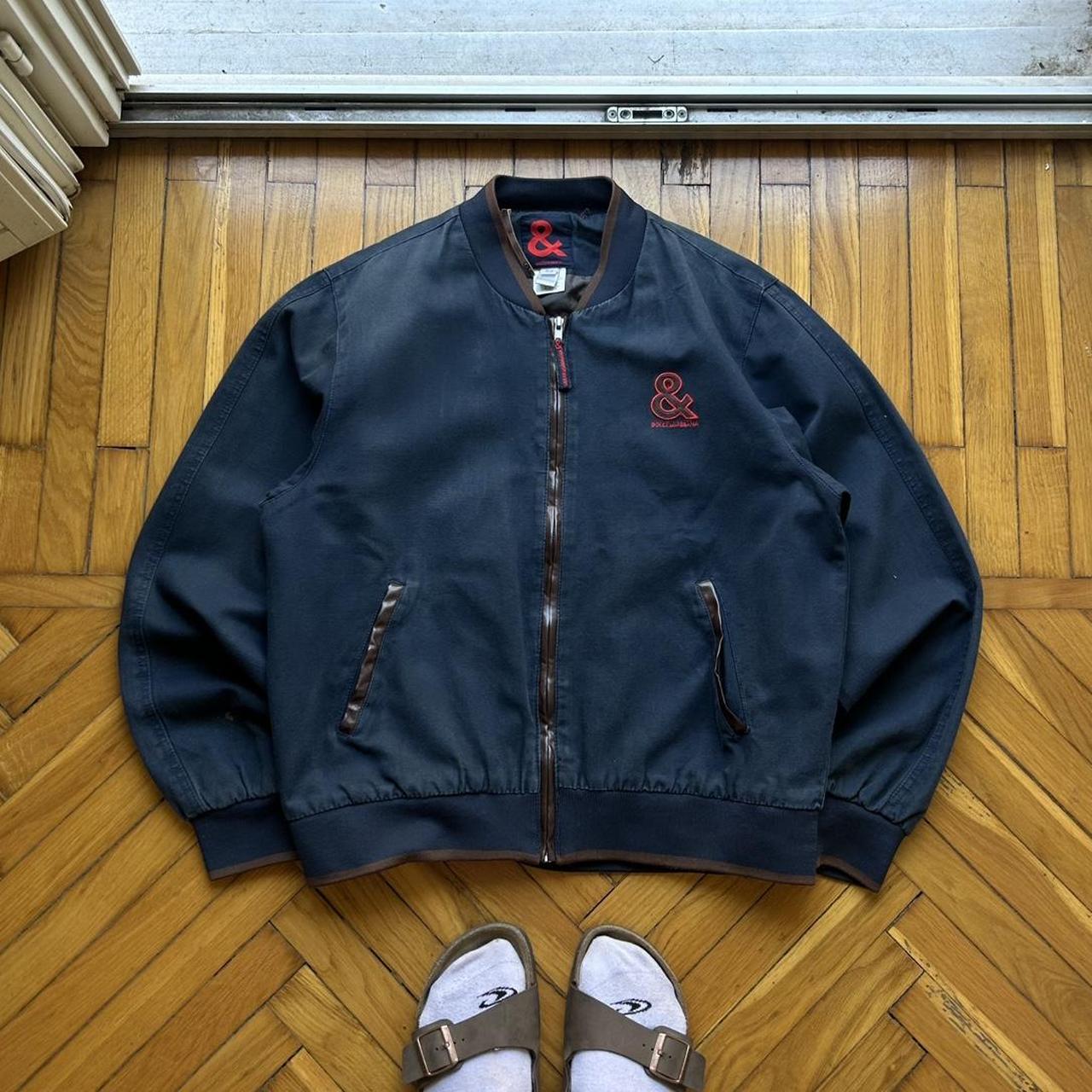 1990s Dolce & Gabbana Bomber Jacket Navy M