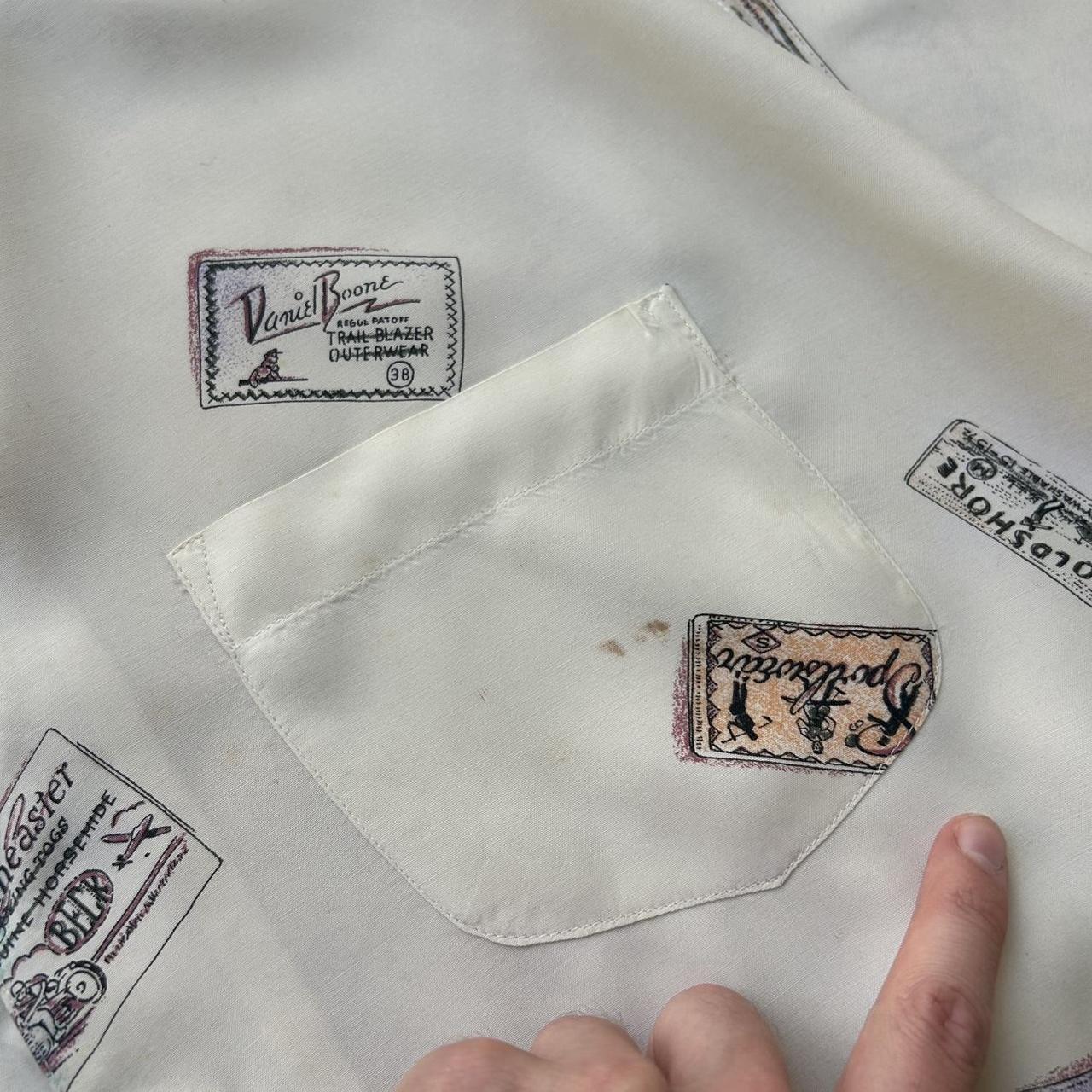 1990s Fiorucci Classic Nouveau Print Shirt XL