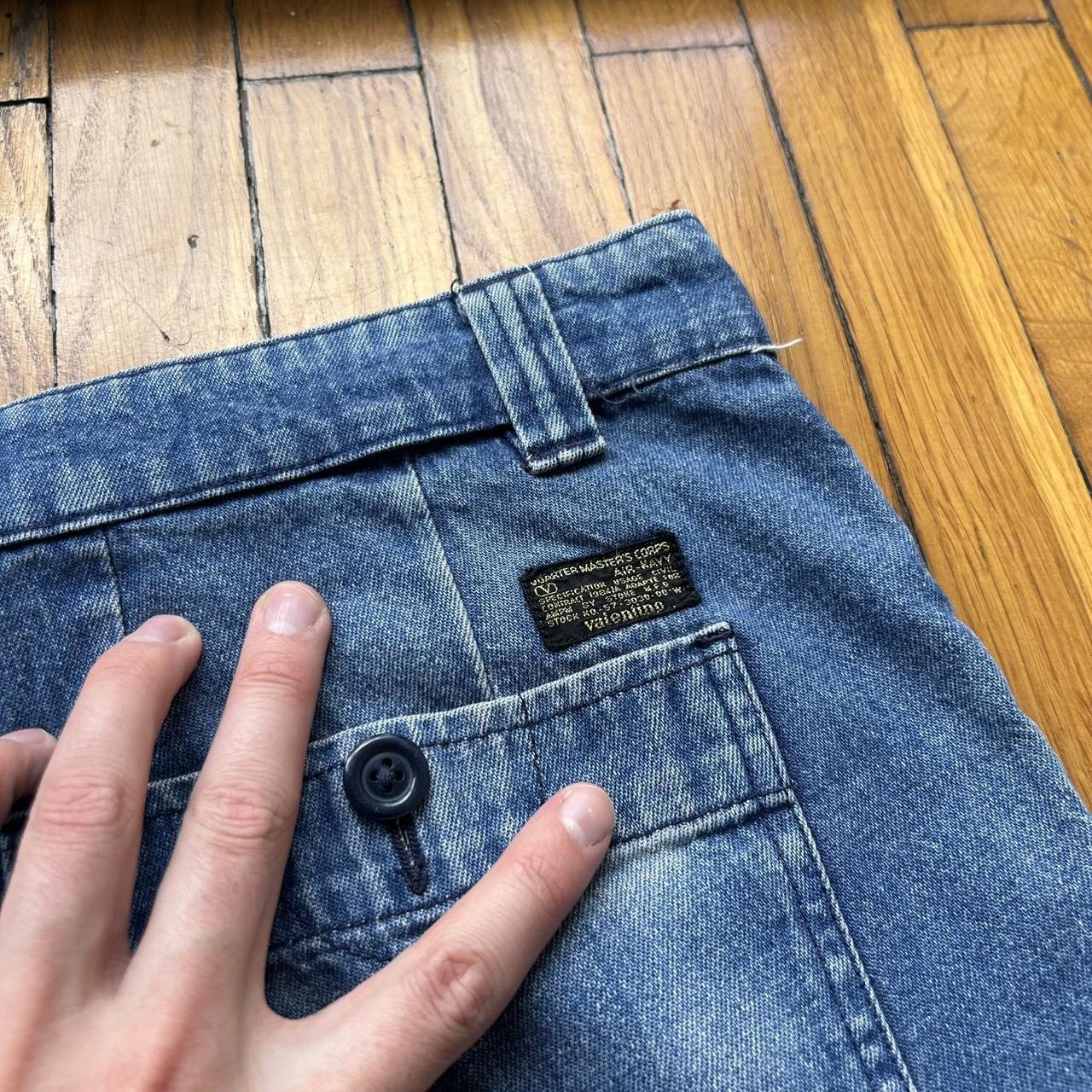 1990s Valentino Denim Shorts Blue 40W
