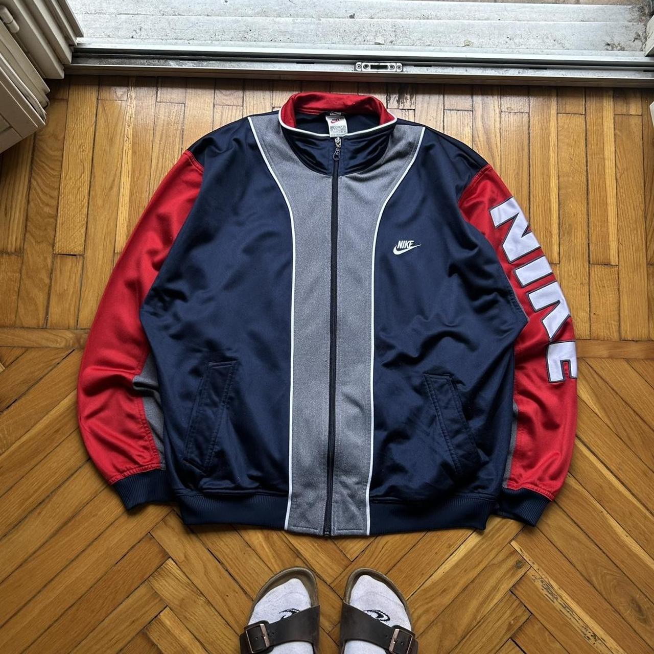 1990s Nike Track Jacket Navy L