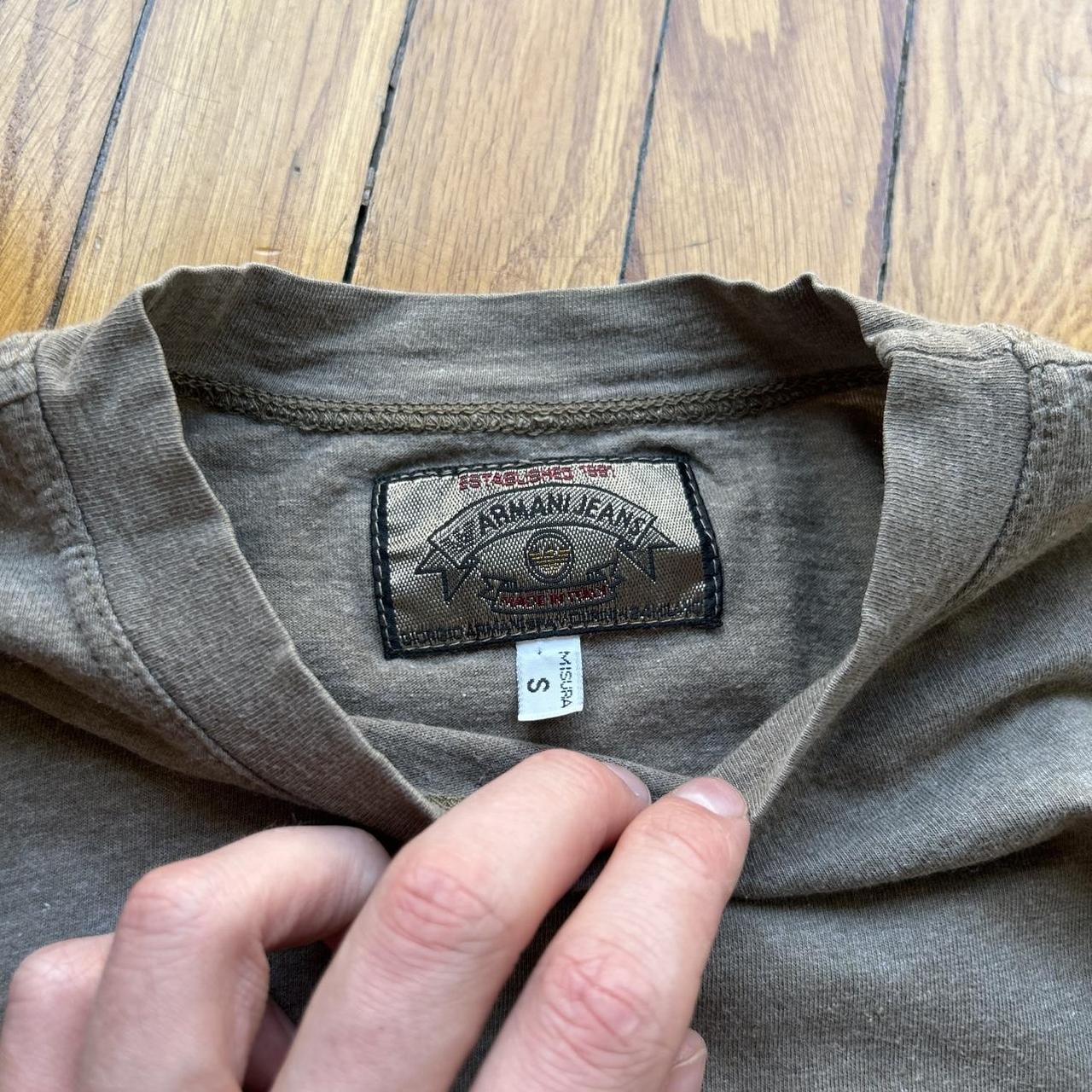 1990s Armani Jeans Graphic T Shirt S