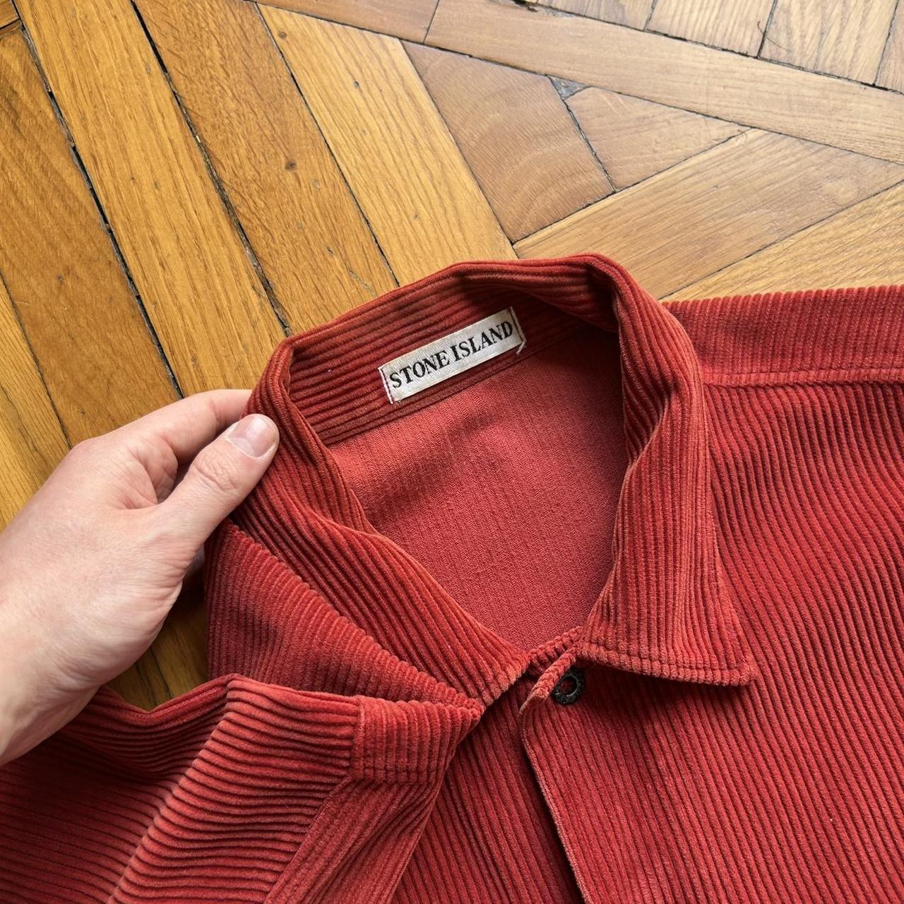 1991 Stone Island Jumbo Cord Shirt XL