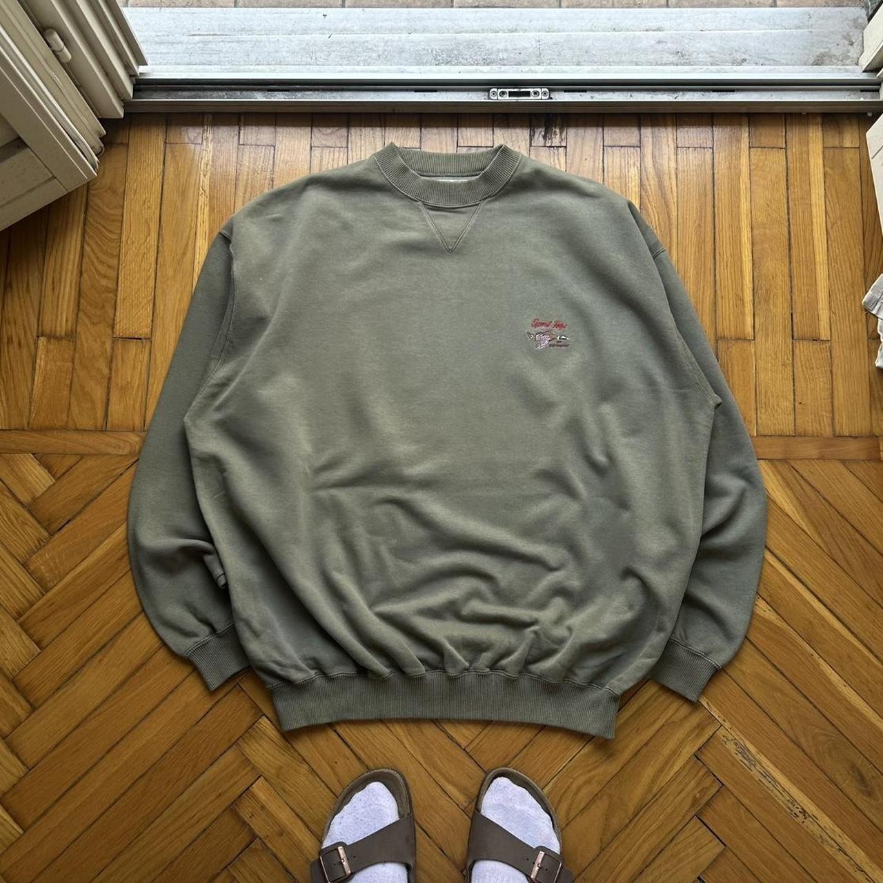 1990s Togs By Chevignon Sweatshirt Khaki XL