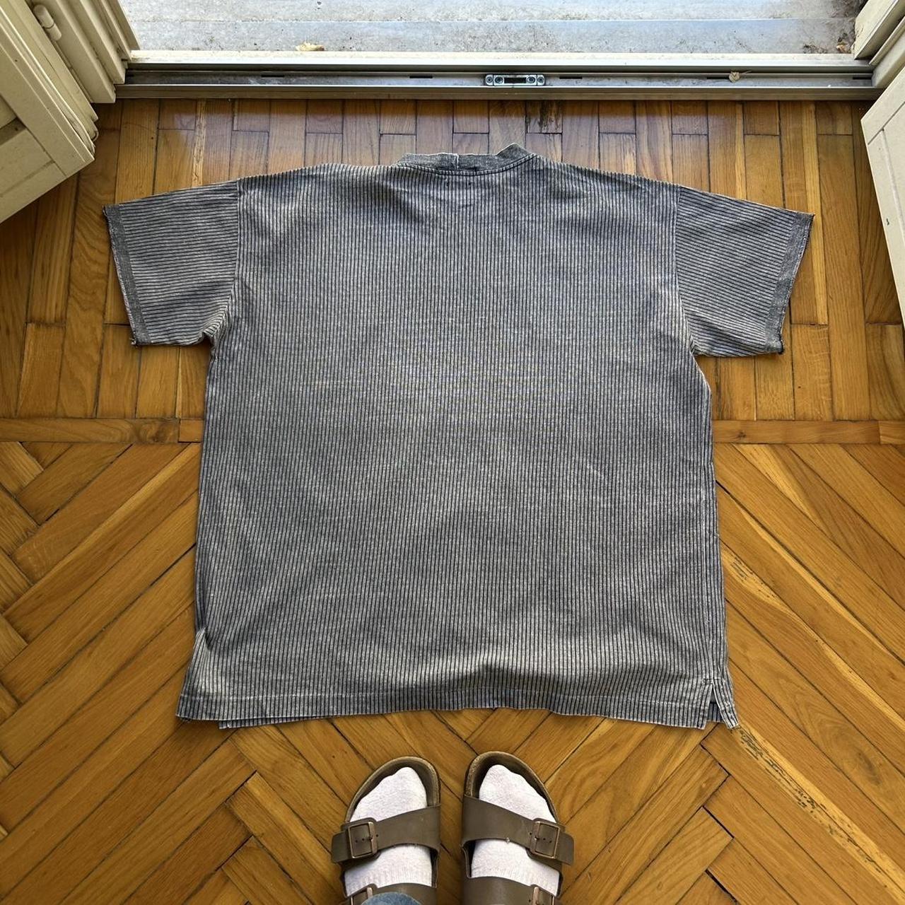 1990s Stone Island Marina Striped T Shirt XXL