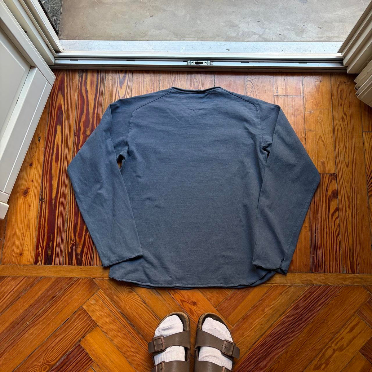 1990s Stone Island LS T Shirt Navy M