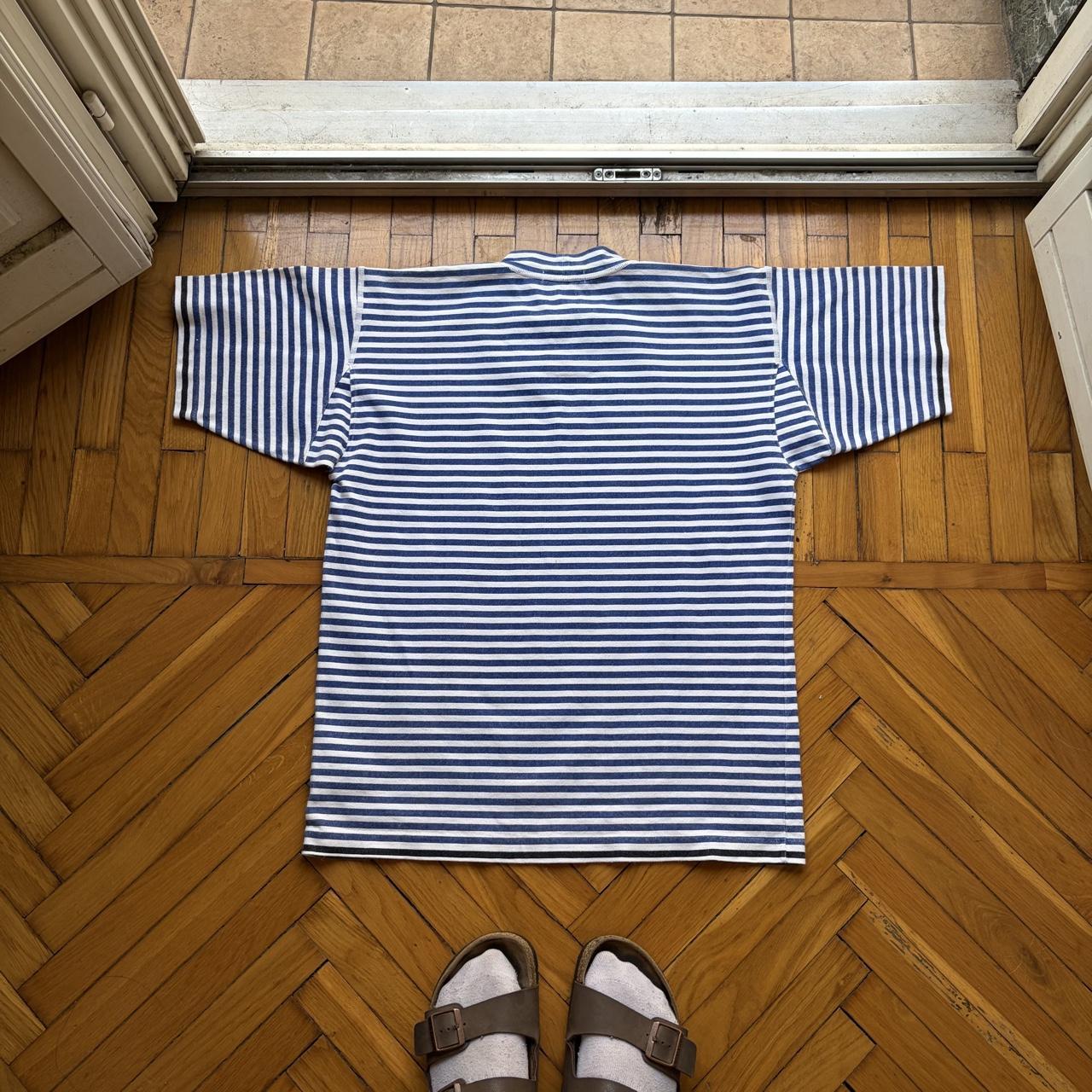 1980s Stone Island Striped T Shirt M