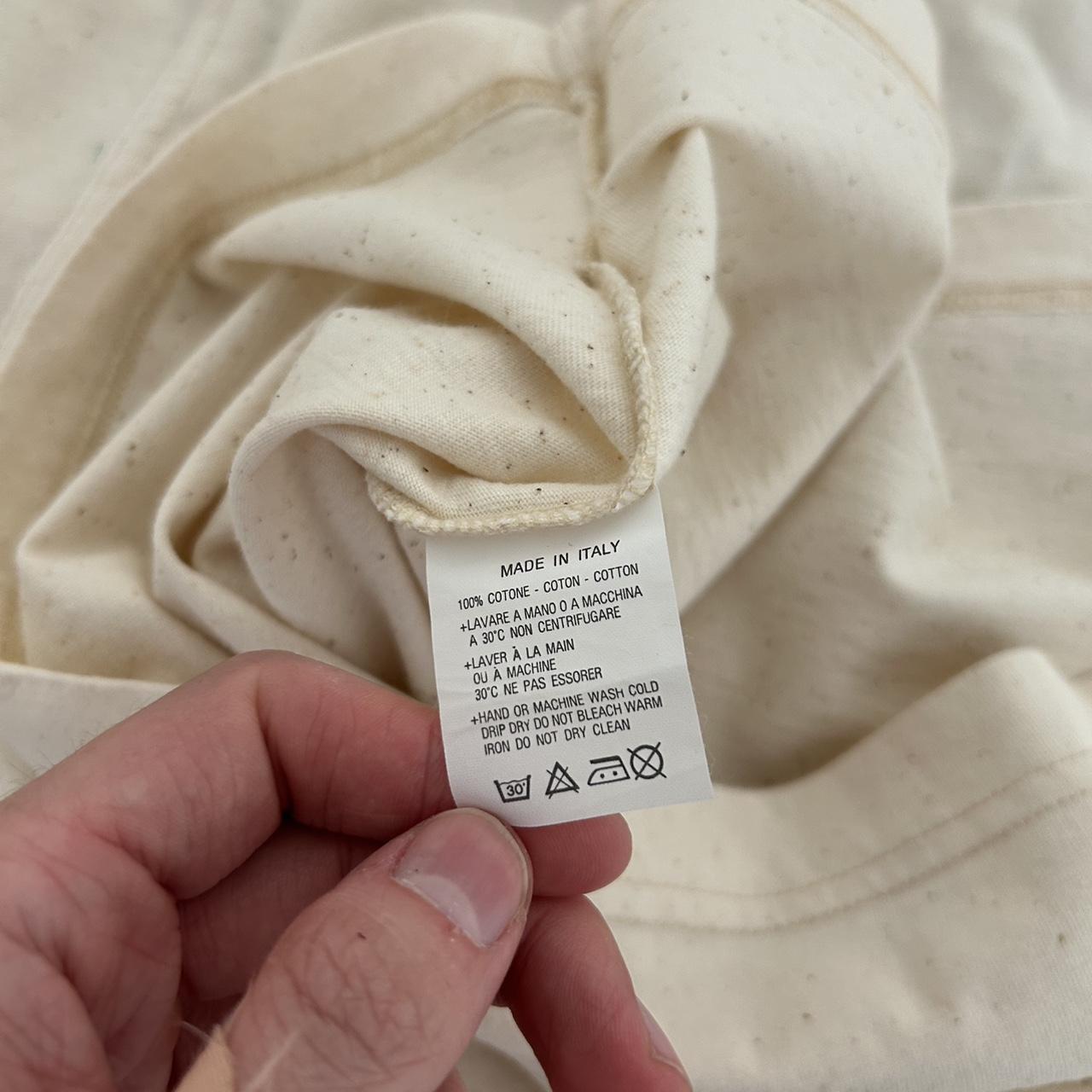 2000 Katharine Hamnett T Shirt Cream XL