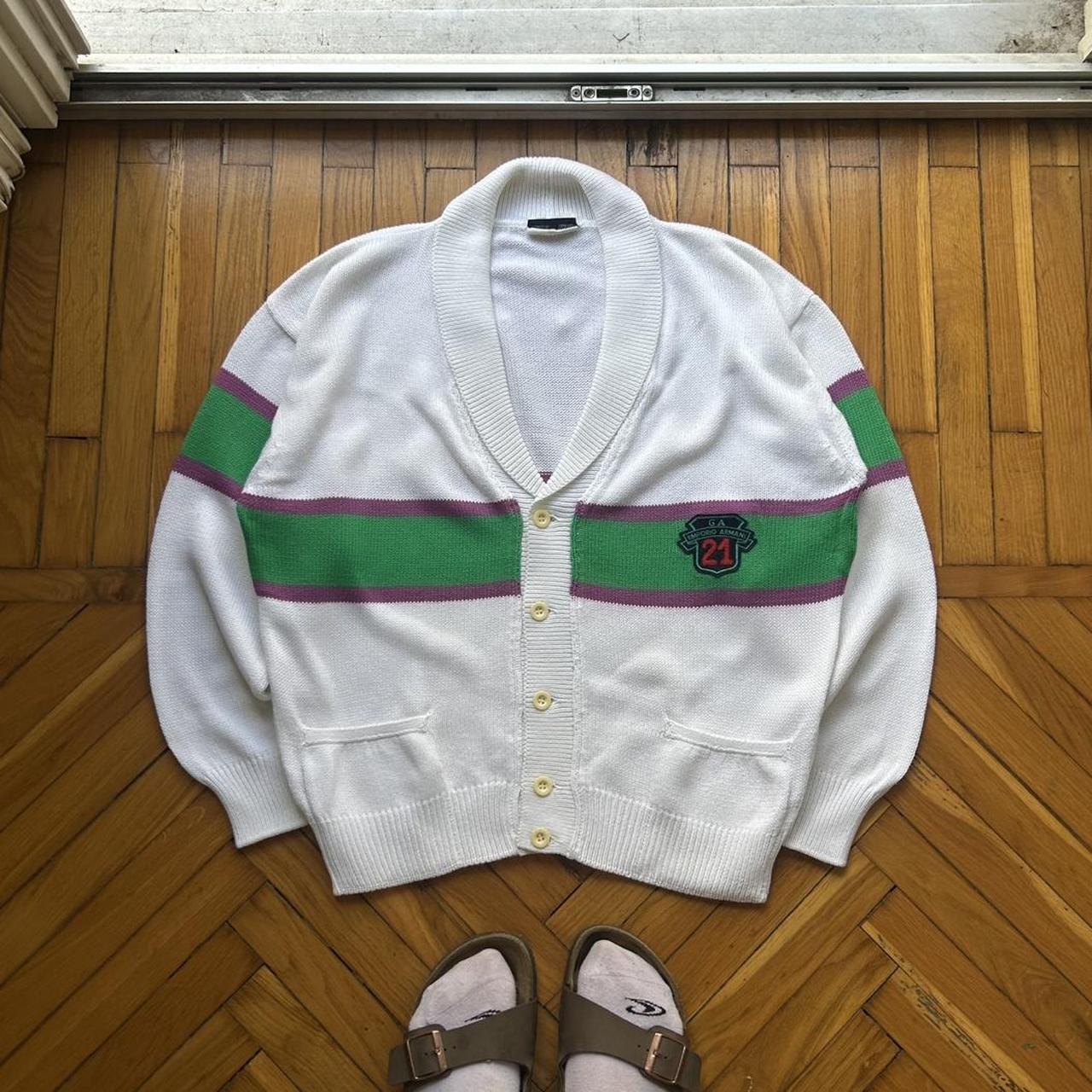 1980s Emporio Armani Knitted Cardigan M