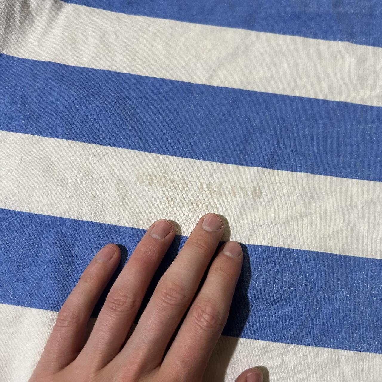 1993 Stone Island Marina Striped T Shirt L