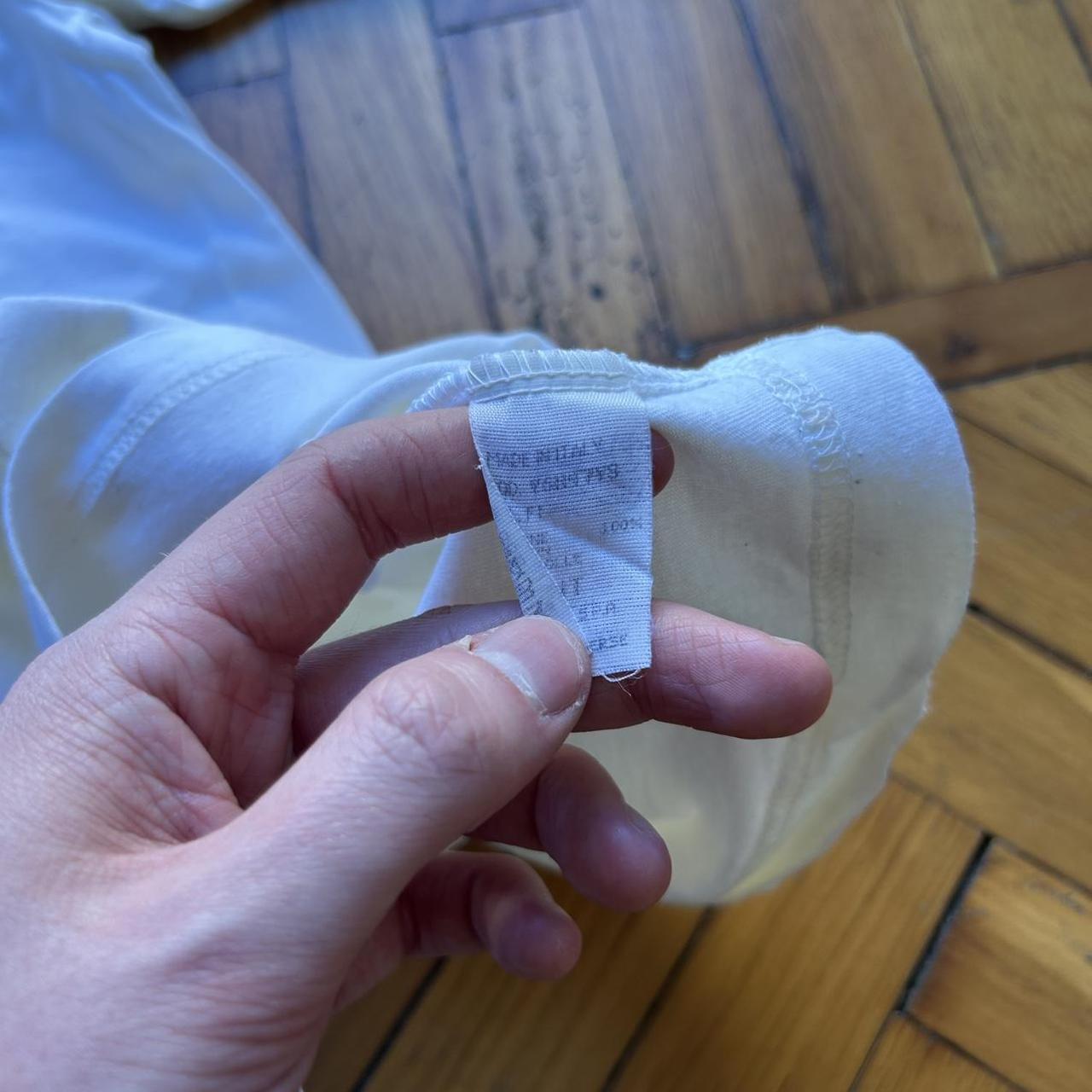 1990s Armani Jeans Graphic T Shirt White L