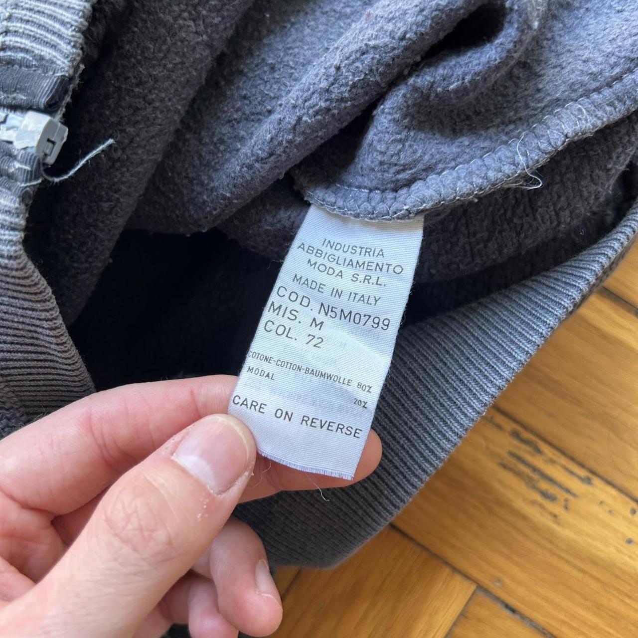 1990s Armani Jeans Full Zip Sweatshirt S