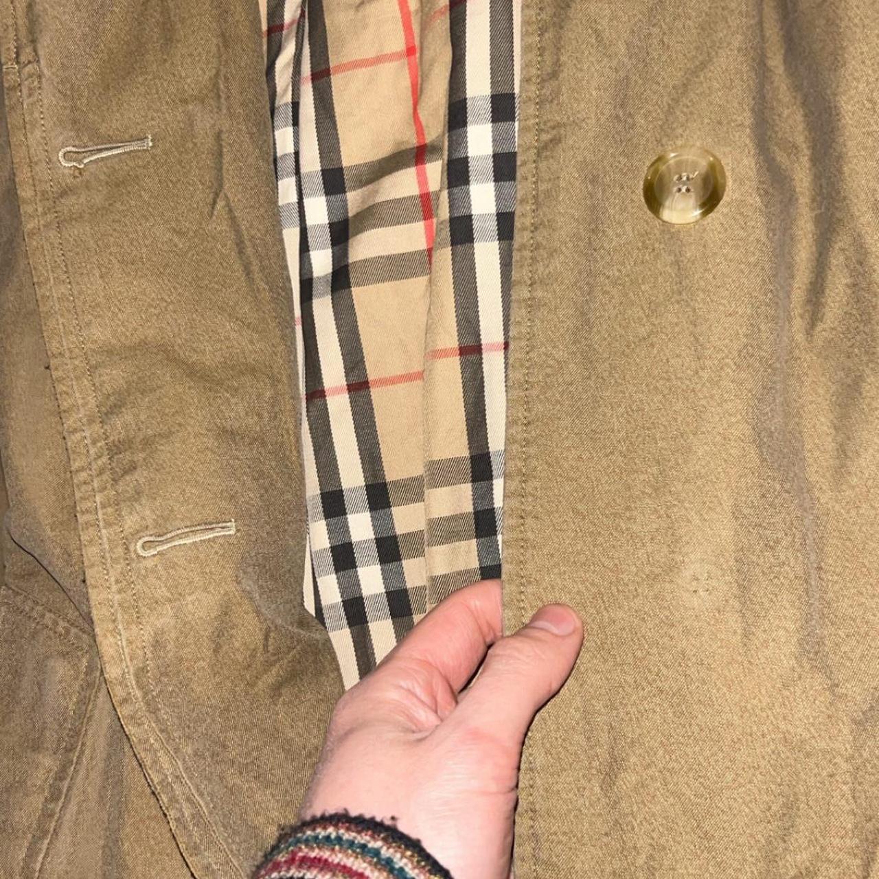 1990s Burberry Trench Coat Tan Women's M