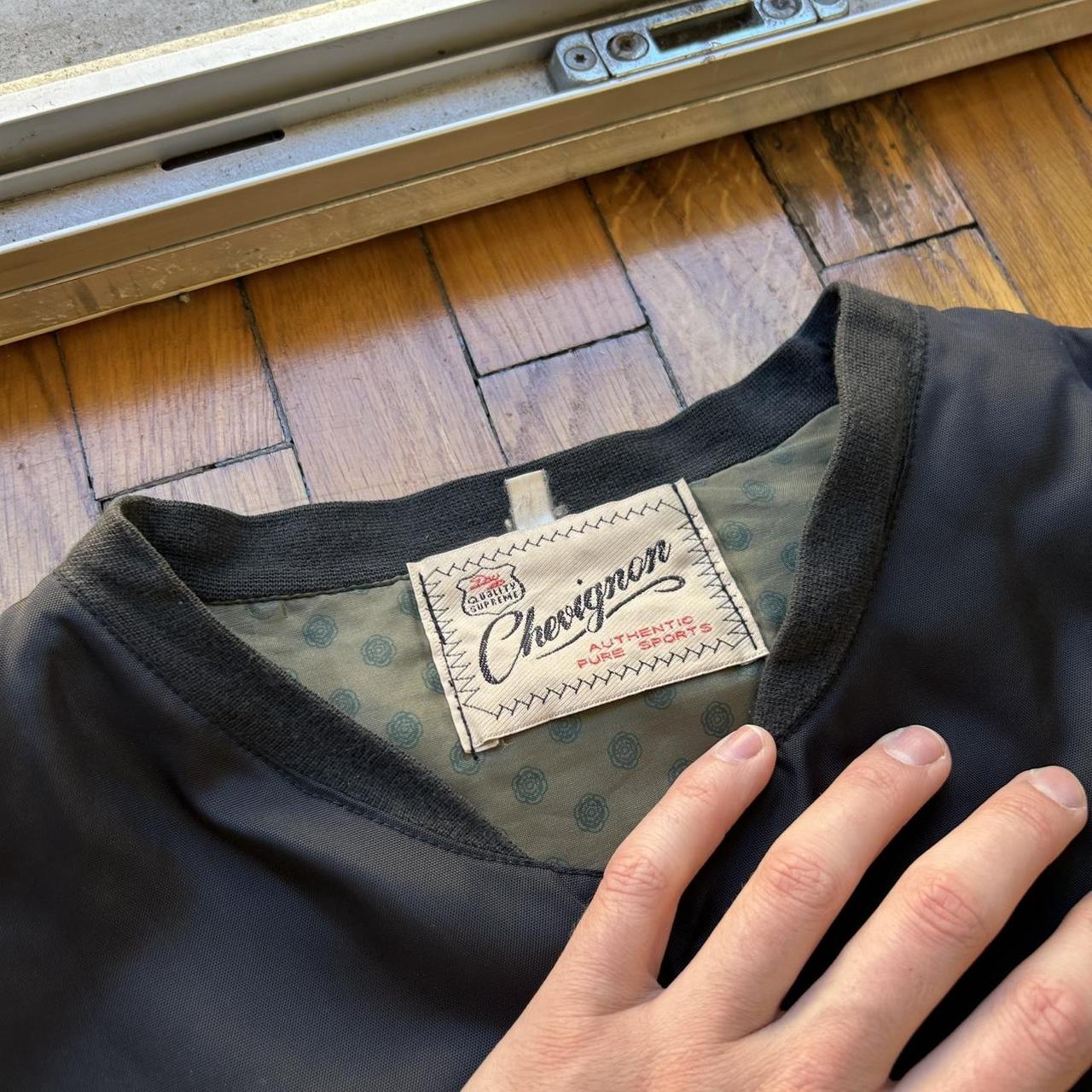 1990s Chevignon Bomber Jacket Black XL
