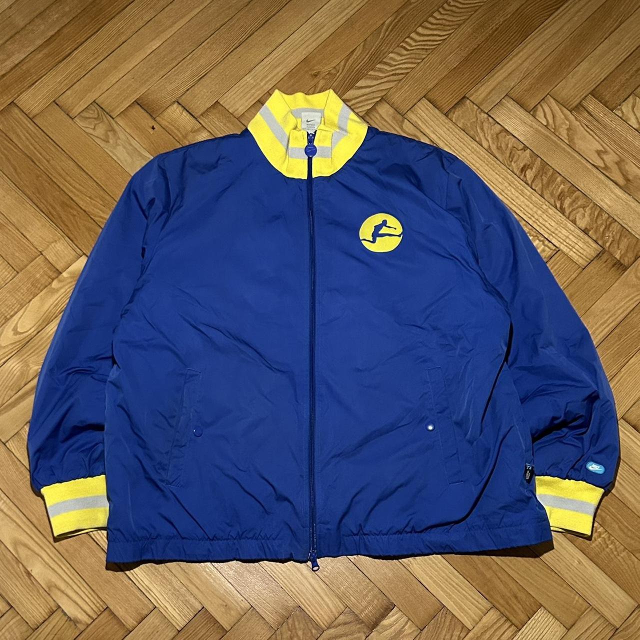 2000s Nike Track Records Jacket Blue XXL