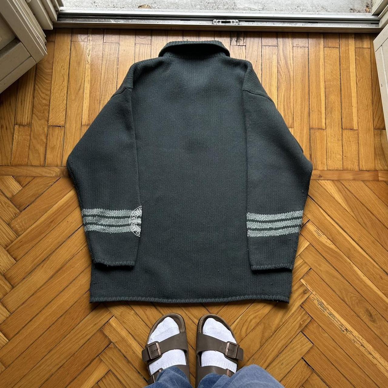 A/W 1996 Stone Island Knitted Jumper Green L