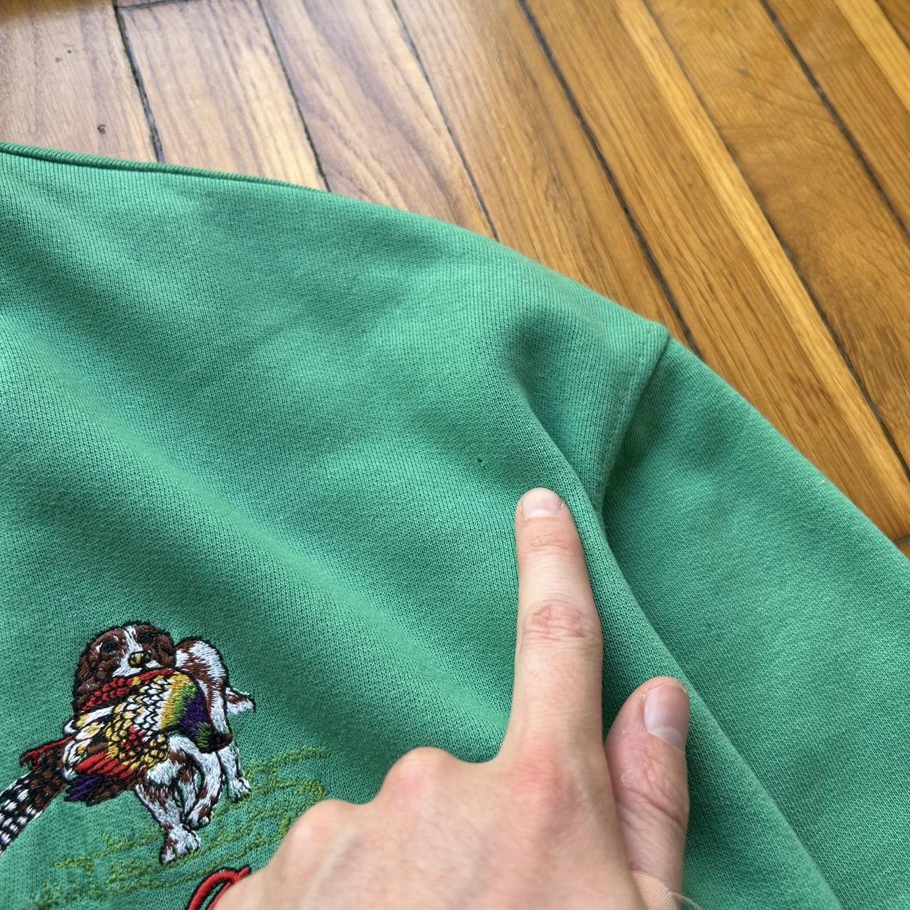 1980s Best Company Cardigan Green XL