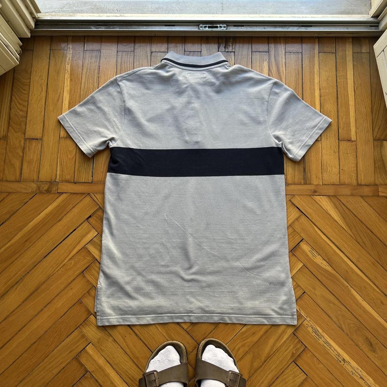 1990s Emporio Armani Polo Shirt Grey S