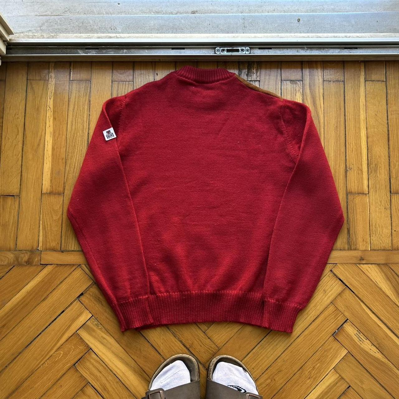 1980s Cerruti 1881 Knitted Jumper Red XS