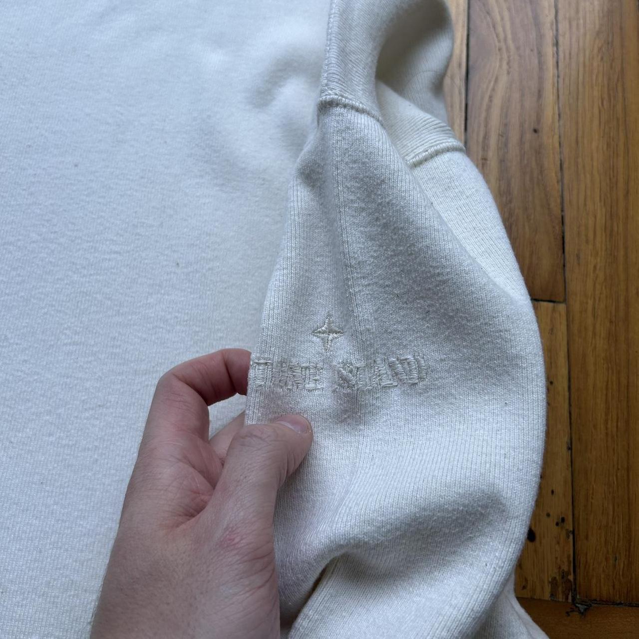 1980s Stone Island Sweatshirt Cream L