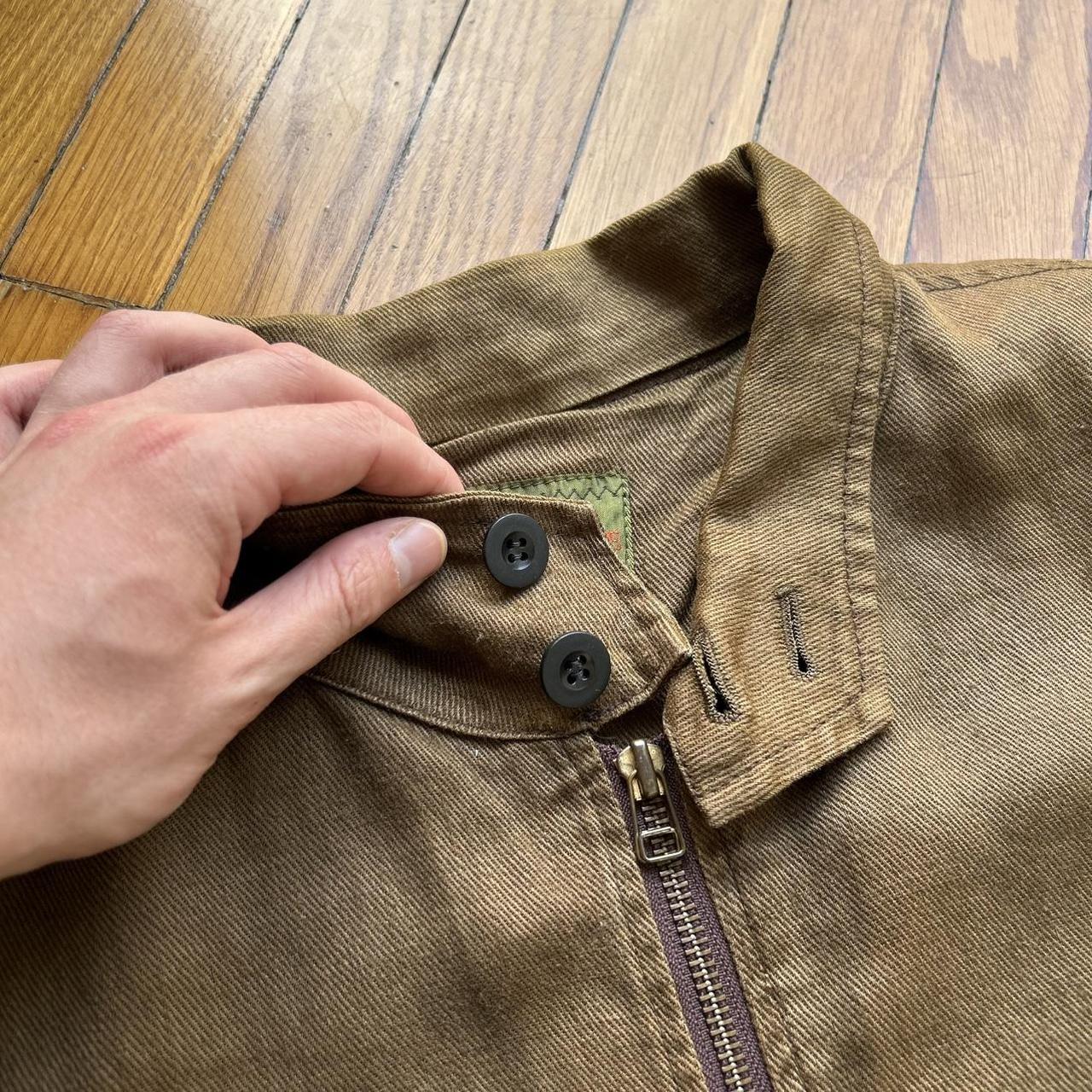 1987 Boneville Hemp Bomber Jacket Brown L