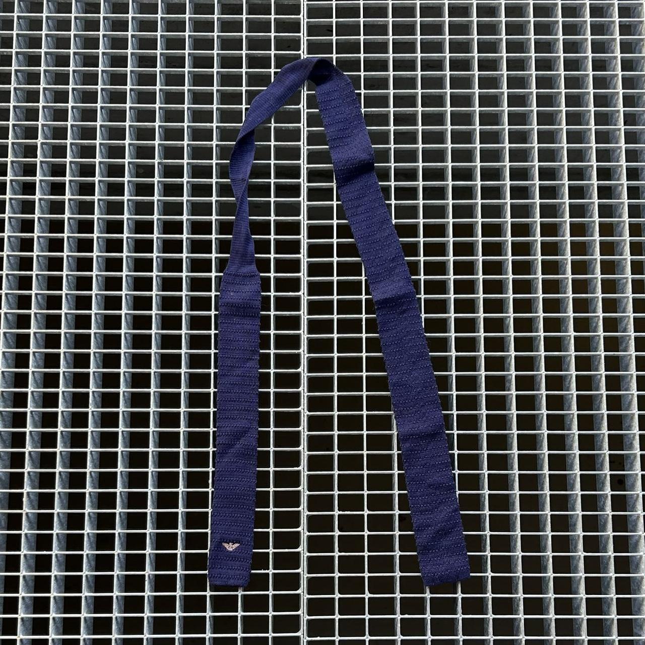 1980s Giorgio Armani Tie Navy