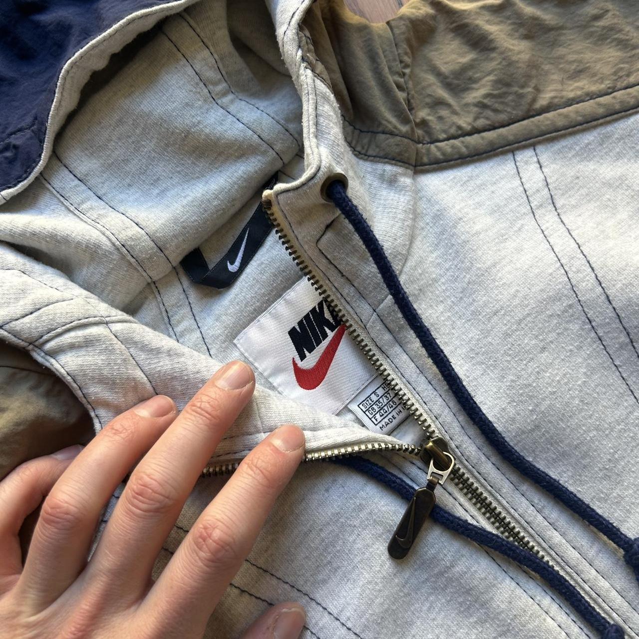 1990s Nike Hoodie Grey S