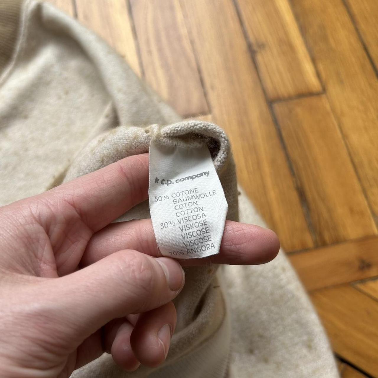 1980s CP Company V Neck Knitted Jumper L