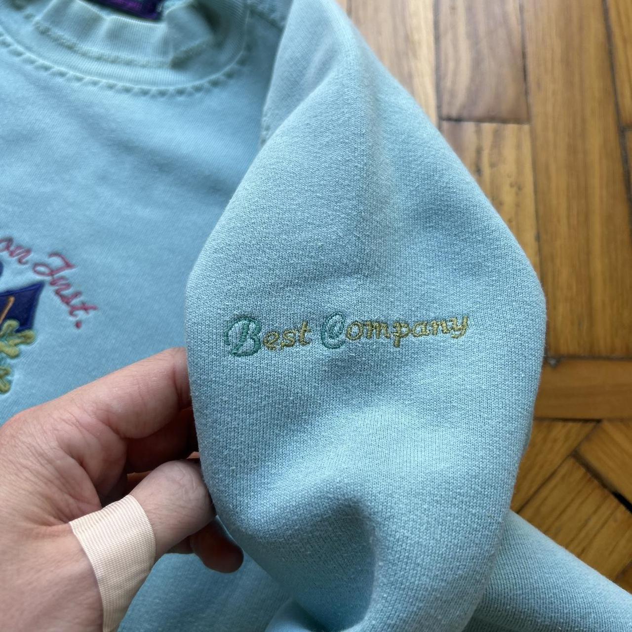 1990s Best Company Sweatshirt Blue L
