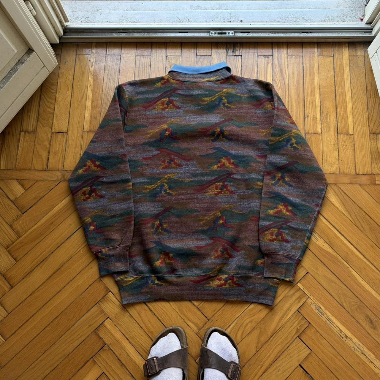 1990s Best Company Pattern Sweatshirt M