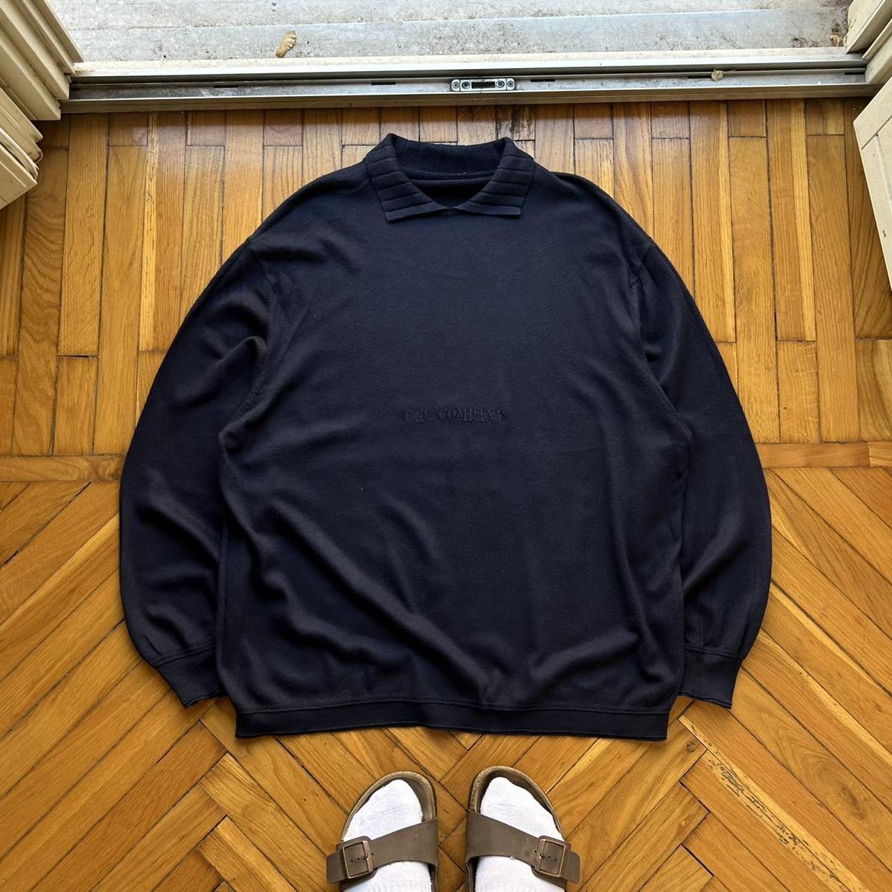 1980s CP Company Knitted Jumper Navy L