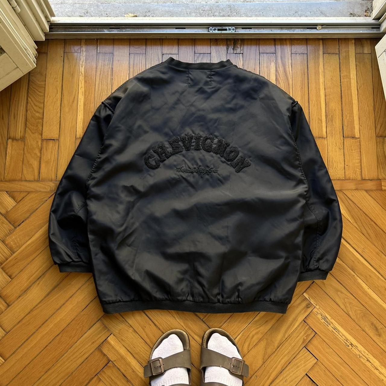 1990s Chevignon Bomber Jacket Black XL