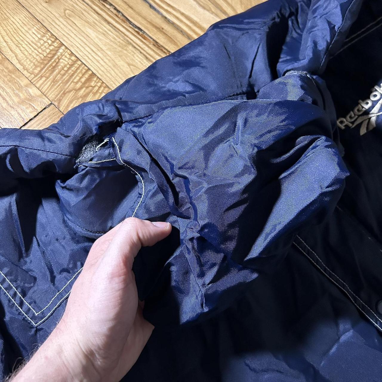 1990s Reebok Padded Jacket Navy XXL