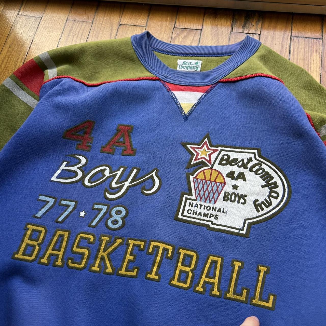 1980s Best Company Basketball Sweatshirt L
